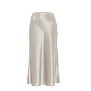 Polo Ralph LaurenSatin Midi Skirt